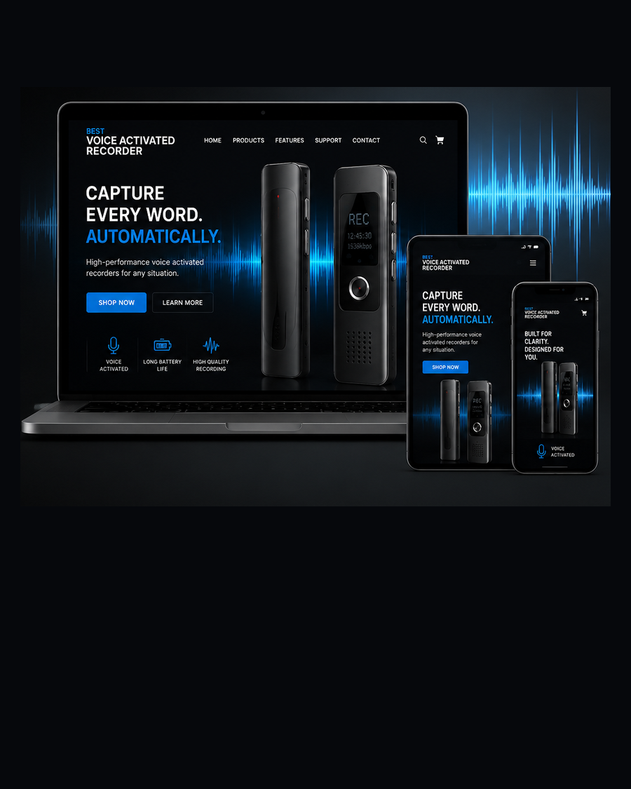 Voice activated recorders — SpyFox Gadgets